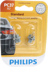 Load image into Gallery viewer, PC37B2 Philips Standard Minature 13929 - Standard - Twin Blister Pack Philips Bulbs