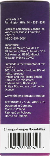 H7NGPS2 Philips NightGuide platinum Headlight H7 - NightGuide Platinum - Twin Special Pack Philips Bulbs