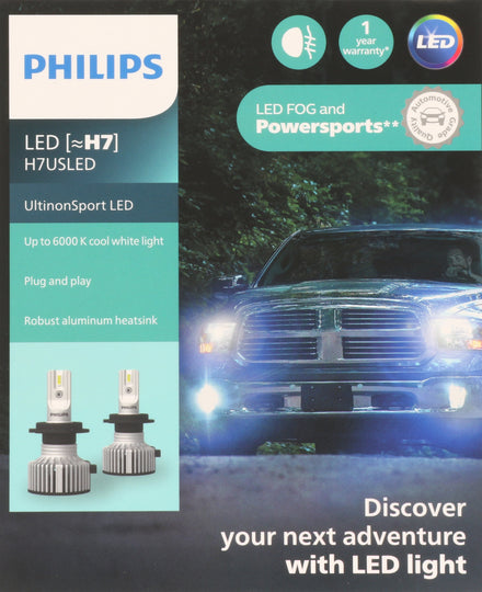 H7USLED Philips Ultinon Sport - UltinonSport LED Philips Bulbs