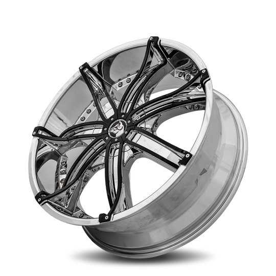 DNA-2285D403873 - Diablo DNA 22X8.5 5X114.3 / 5X120.65 38mm Chrome - Diablo Wheels Canada