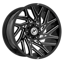 Charger l'image dans la galerie, XF-229201061351397-12GBML - XF Offroad XF-229 20X10 6X135 / 6X139.7 ET -12mm Gloss Black Milled - XF Offroad Wheels Canada