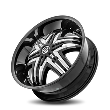 Load image into Gallery viewer, DE-229BLNK1373B - Diablo Elite 22X9.5 Blank 13mm Gloss Black - Diablo Wheels Canada