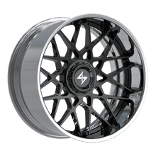 Load image into Gallery viewer, SBFX59221081243 - Sentali Barrel Forged BFX5 22X10 8X170 / 8X165.1 -24mm Polished Lip / Gloss Black Centre - Sentali Barrel Forged Wheels Canada