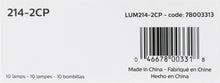 Load image into Gallery viewer, 214-2CP Philips Standard Miniature 214-2CP - Standard - Multiple Commercial 10-Pack Philips Bulbs