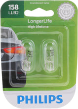 Load image into Gallery viewer, 158LLB2 Philips LongerLife Miniature 158LL - LongerLife - Twin Blister Pack Philips Bulbs