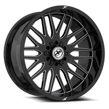 Load image into Gallery viewer, XF-240241281651180-44GBML - XF Off-Road XF-240 24X12 8X165.1 / 8X180 -44mm Gloss Black Milled - XF Off-Road Wheels Canada