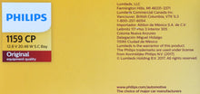 Load image into Gallery viewer, 1159CP Philips Standard Miniature 1159 - Standard - Multiple Commercial 10-Pack Philips Bulbs