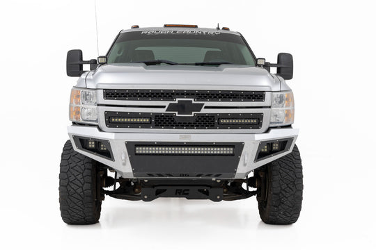 71060 LED Light - Ditch Mount - 2" Black Pair - White DRL - Chevy 1500 (2007-2013) Rough Country Canada