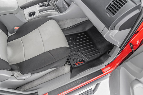 M-75113 Floor Mats - Front and Rear - Toyota Tacoma 2WD/4WD (2005-2011) Rough Country Canada