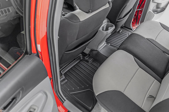 M-75113 Floor Mats - Front and Rear - Toyota Tacoma 2WD/4WD (2005-2011) Rough Country Canada