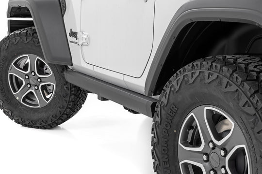 PSR61030 Power Running Boards - Lighted - 2 Door - Jeep Wrangler JL (18-23) Rough Country Canada