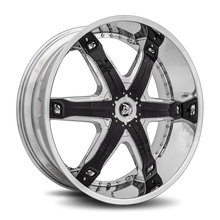 Load image into Gallery viewer, FUR-261BLNK3078L - Diablo Fury 26X10 Blank 30mm Chrome - Diablo Wheels Canada