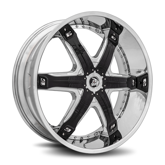 FUR-261BLNK3078L - Diablo Fury 26X10 Blank 30mm Chrome - Diablo Wheels Canada