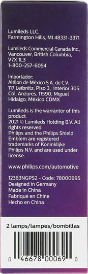 H11BNGPS2 Philips NightGuide platinum Headlight H11B - NightGuide Platinum - Twin Special Pack Philips Bulbs