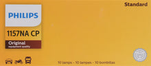 Load image into Gallery viewer, 1157NACP Philips Standard Miniature 1157NA - Standard - Multiple Commercial 10-Pack Philips Bulbs