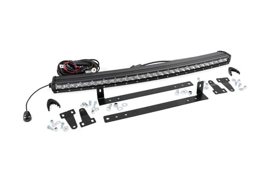 70659 LED Light - Grille Mount - 30" Chrome Single Row - Ford F-150 (09-14) Rough Country Canada