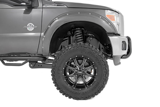 F-F21111 Pocket Fender Flares - Ford Super Duty 2WD/4WD (2011-2016) Rough Country Canada