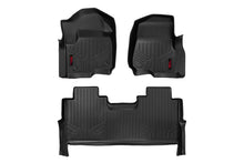 Charger l'image dans la galerie, M-51712 Floor Mats - Front and Rear - Ford Super Duty 2WD/4WD (2017-2022) Rough Country Canada