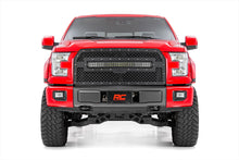 Charger l'image dans la galerie, 70193BDA Mesh Grille - 30" Dual Row LED - Black - Amber DRL - Ford F-150 (15-17) Rough Country Canada