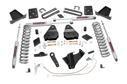 566.20 6 Inch Lift Kit - Gas - OVLD - Ford Super Duty 4WD (2011-2014) Rough Country Canada