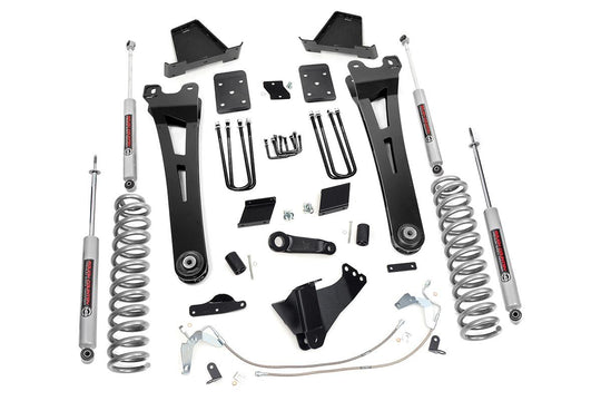 541.20 6 Inch Lift Kit - Diesel - Radius Arm - No OVLD - Ford Super Duty (11-14) Rough Country Canada