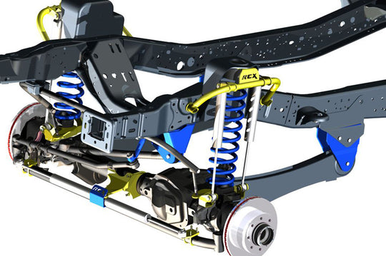 596.20 6 Inch Lift Kit - Gas - Ford Super Duty 4WD (2005-2007) Rough Country Canada