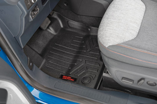 M-51102 Floor Mats - Front and Rear - Ford Maverick 4WD (2022-2023) Rough Country Canada