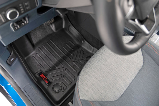 M-51102 Floor Mats - Front and Rear - Ford Maverick 4WD (2022-2023) Rough Country Canada