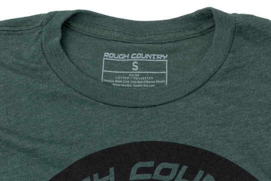 84094LG Rough Country T-Shirt - RC Mountains - Forest Green - LG Rough Country Canada