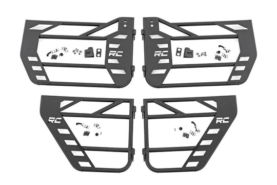 10588 Tubular Doors - Front and Rear - Jeep Wrangler JK (2007-2018) Rough Country Canada