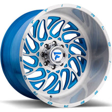 Charger l'image dans la galerie, FTF09-22146135N76UBL - Fittipaldi Offroad FTF09 22X14 6X135 -76 ET mm Brushed with Blue Accents - Fittipaldi Offroad Wheels Canada