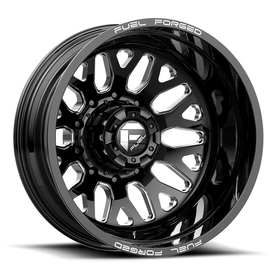 DE192482A945 - Fuel Offroad DE19 FF19D 24X8.25 10X225 -225 mm Gloss Black Milled - Fuel Offroad Wheels Canada