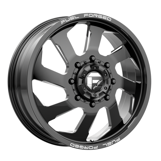 DE39228292R - Fuel Off-Road DD39 FF39D 22X8.25 8X200 105mm Gloss Black Milled - Fuel Off-Road Wheels Canada