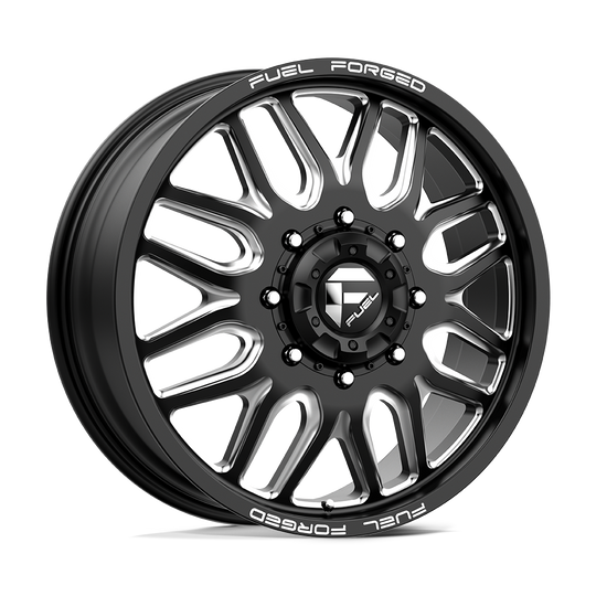 DE66208292 - Fuel Off-Road DB66 FFC66 20X8.25 8X200 105mm Matte Black Milled - Fuel Off-Road Wheels Canada