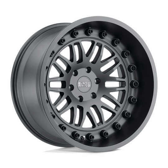 1795FRY005140G78 - Black Rhino Fury 17X9.5 5X139.7  0mm Matte Gunmetal - Black Rhino Wheels Canada