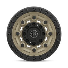 Charger l'image dans la galerie, 1785GAR-25114D71 - Black Rhino Garrison Beadlock 17X8.5 5X114.3 -32 mm Desert W/ Matte Black Ring - Black Rhino Wheels Canada