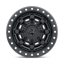 Load image into Gallery viewer, 1785GAR006140M12 - Black Rhino Garrison Beadlock 17X8.5 6X139.7  0mm Matte Black - Black Rhino Wheels Canada