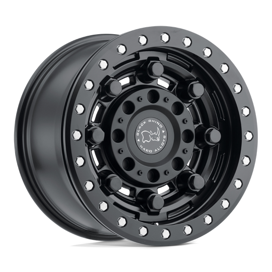 1785GAR006135M87 - Black Rhino Garrison Beadlock 17X8.5 6X135  0mm Matte Black - Black Rhino Wheels Canada