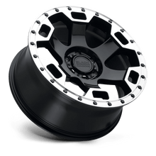 Load image into Gallery viewer, 1890GLT-85127B71 - Black Rhino Gauntlet 18X9 5X127 -18 mm Gloss Black W/ Mirror Machined Ring - Black Rhino Wheels Canada