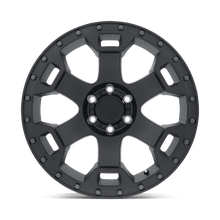 Charger l'image dans la galerie, 1890GLT-85127M71 - Black Rhino Gauntlet 18X9 5X127 -18 mm Semi Gloss Black W/ Gunmetal Bolts - Black Rhino Wheels Canada