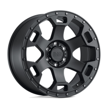 Charger l'image dans la galerie, 1890GLT-86140M12 - Black Rhino Gauntlet 18X9 6X139.7 -18 mm Semi Gloss Black W/ Gunmetal Bolts - Black Rhino Wheels Canada