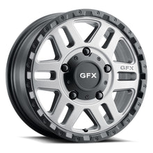 Charger l'image dans la galerie, MV2 665-6130-30 GBR - G-FX Modern Van MV2 16X6.50 6X130 ET 30mm Matte Grey with Matte Black Lip - G-FX Modern Van Wheels Canada
