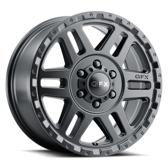 MV2 780-5160-50 MB - G-FX Modern Van MV2 17X8 5X160 ET 50mm Matte Black - G-FX Modern Van Wheels Canada