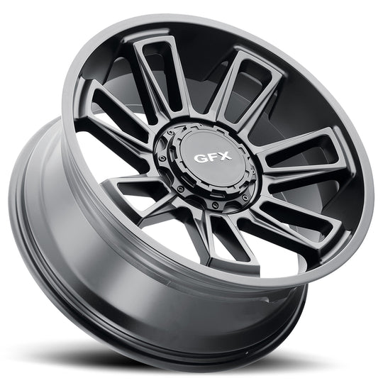 T21 890-5009-12 MB - G-FX Series TR21 18X9 5X127 / 5X139.7 ET 12mm Matte Black - G-FX Series Wheels Canada