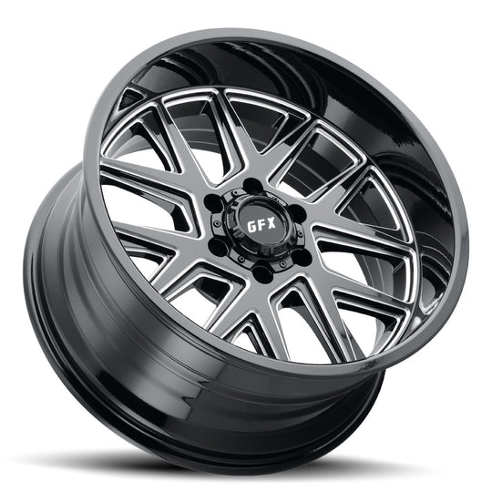TM6 290-5127-12 GBM - G-FX Series TM6 20X9 5X127 ET 12mm Gloss Black Milled - G-FX Series Wheels Canada