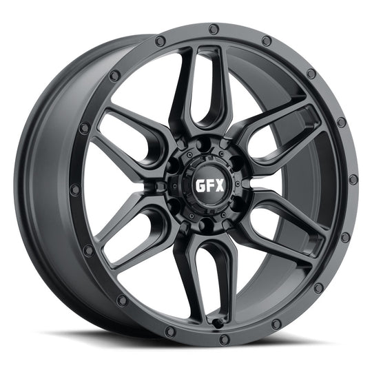 T18 890-6139-00 MB - G-FX Series TR18 18X9 6X139.7 ET 0mm Matte Black - G-FX Series Wheels Canada