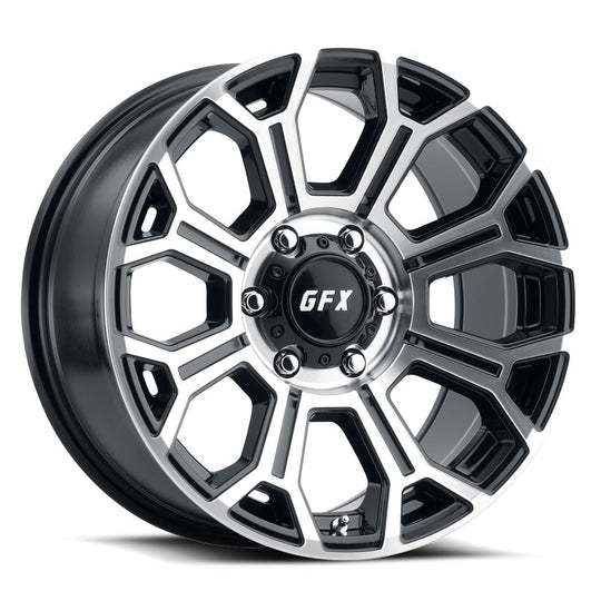 T19 785-6139-18 GBMF - G-FX Series TR19 17X8.50 6X139.7 ET 18mm Gloss Black Machined Face - G-FX Series Wheels Canada