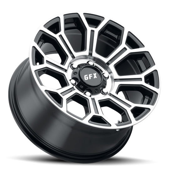 T19 785-6139-18 GBMF - G-FX Series TR19 17X8.50 6X139.7 ET 18mm Gloss Black Machined Face - G-FX Series Wheels Canada