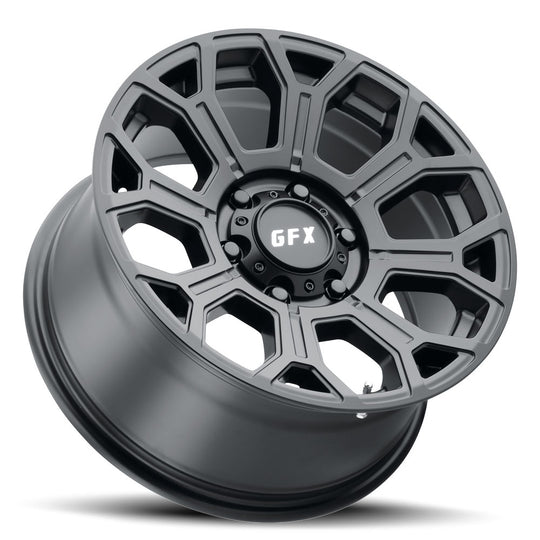 T19 890-6135-12 MB - G-FX Series TR19 18X9 6X135 ET 12mm Matte Black - G-FX Series Wheels Canada