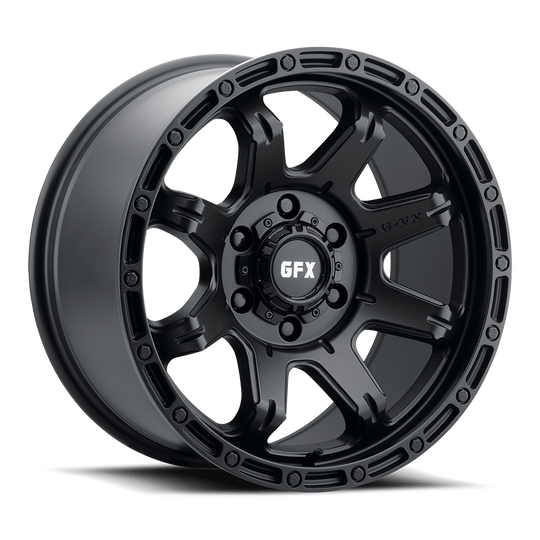 T30 890-6009-12 MB - G-FX Series TR30 18X9 6X135 / 6X139.7 ET 12mm Matte Black - G-FX Series Wheels Canada
